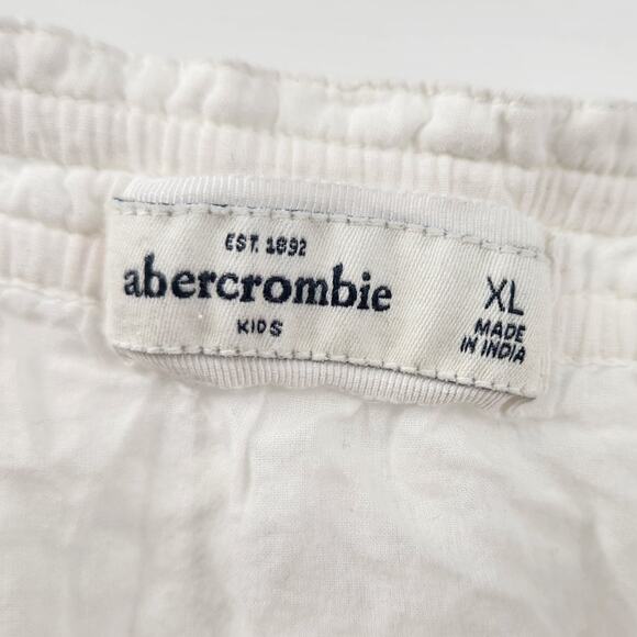 Abercrombie White Spaghetti Strap Sleeveless Tank Top Womens Size Extra Large XL - Picture 3 of 3